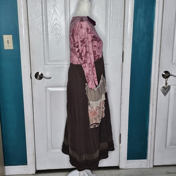 Handmade Upcycled Boho Dress Medium - Picture 7 of 11